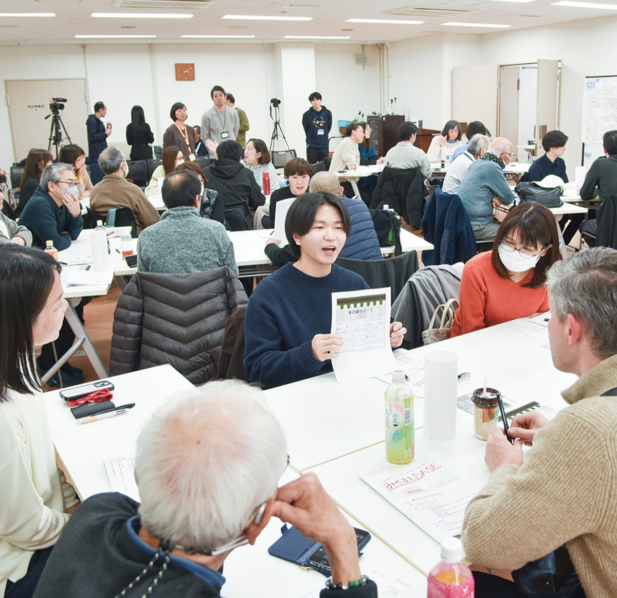 区内グルメで交流深める