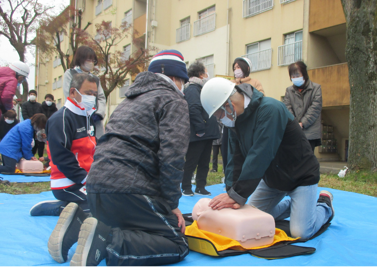 ６年ぶり防災訓練