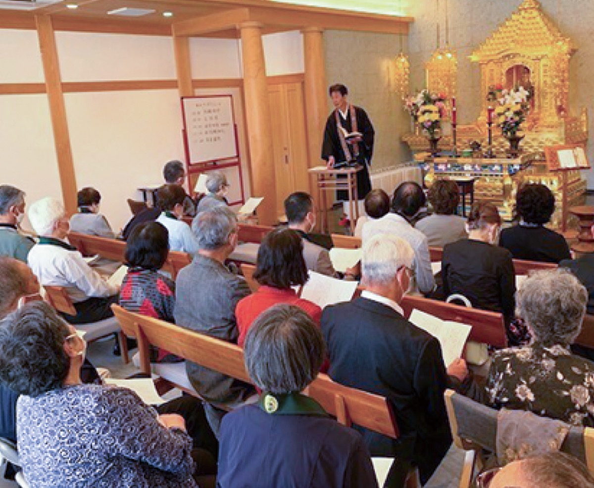 浄照寺が行事発表