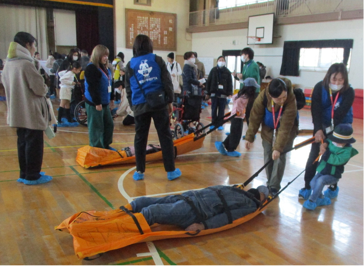 鷺沼で防災訓練