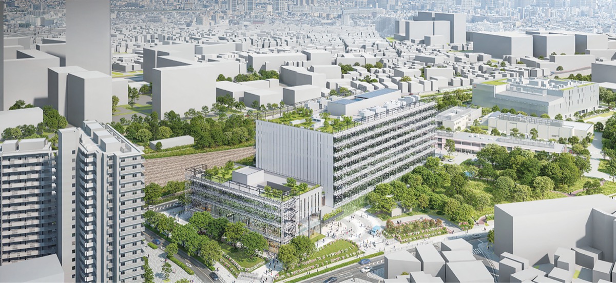 新川崎・創造の森に整備されるQBIC（完成イメージ）