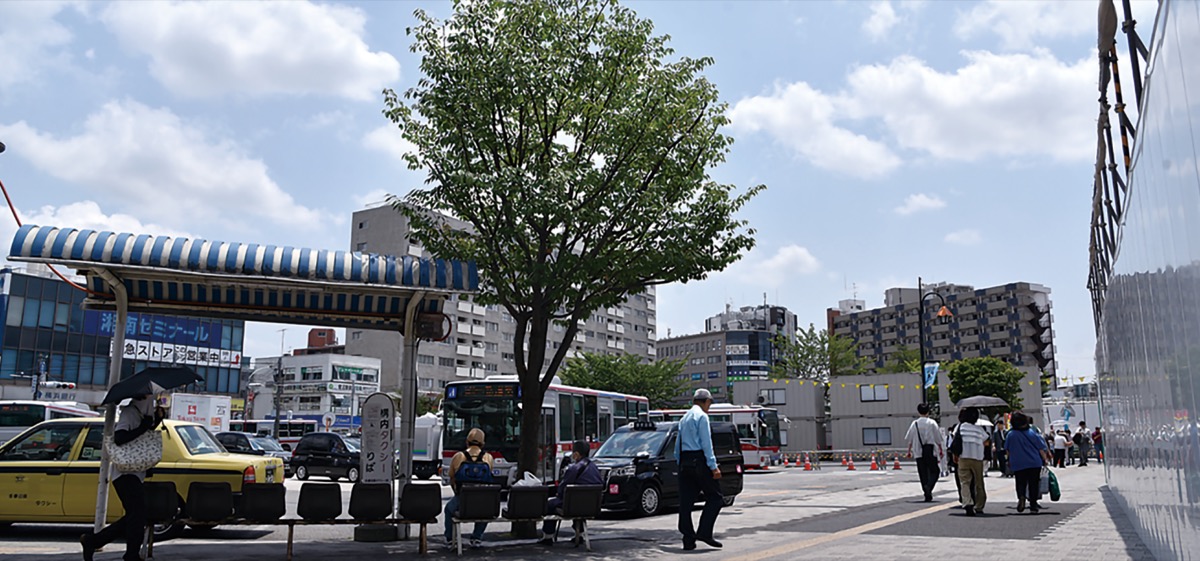 変わりゆく鷺沼の駅前