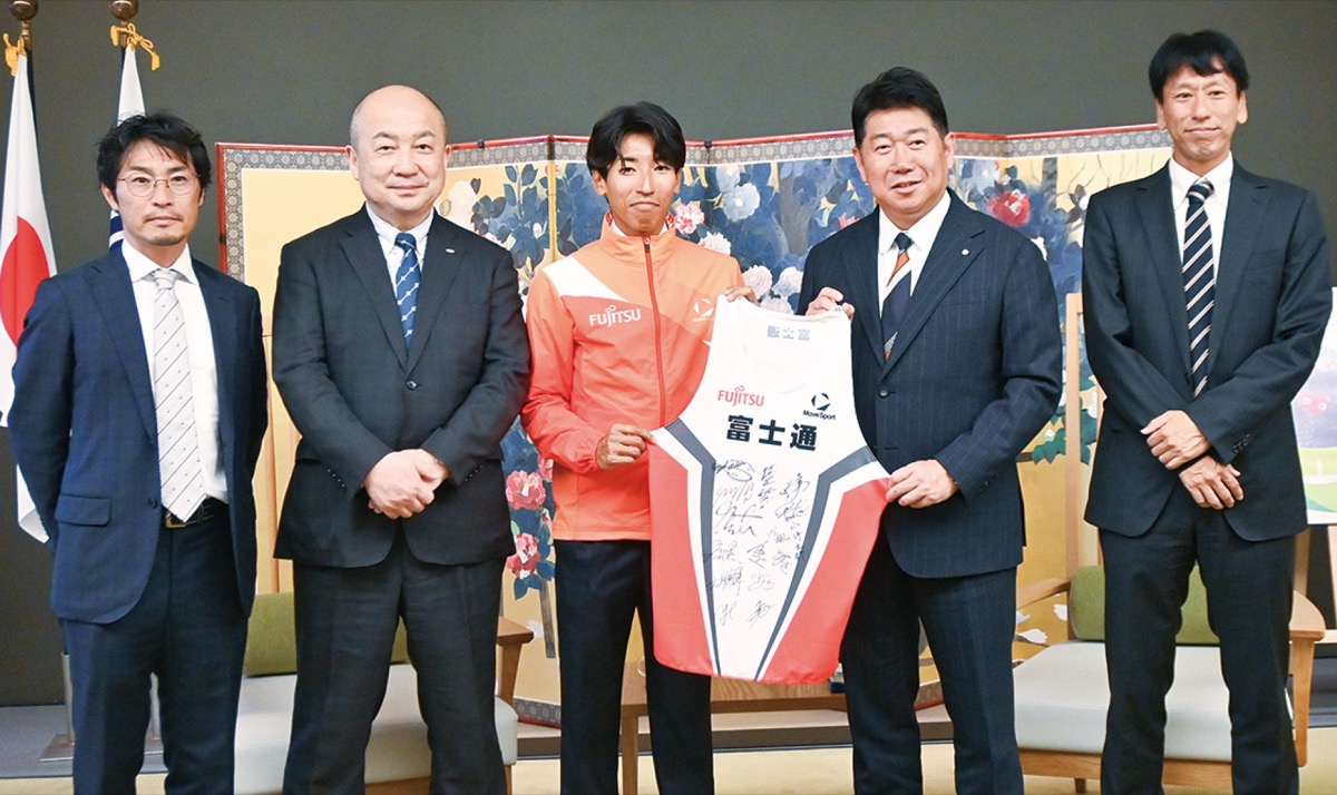 福田市長に移転を報告