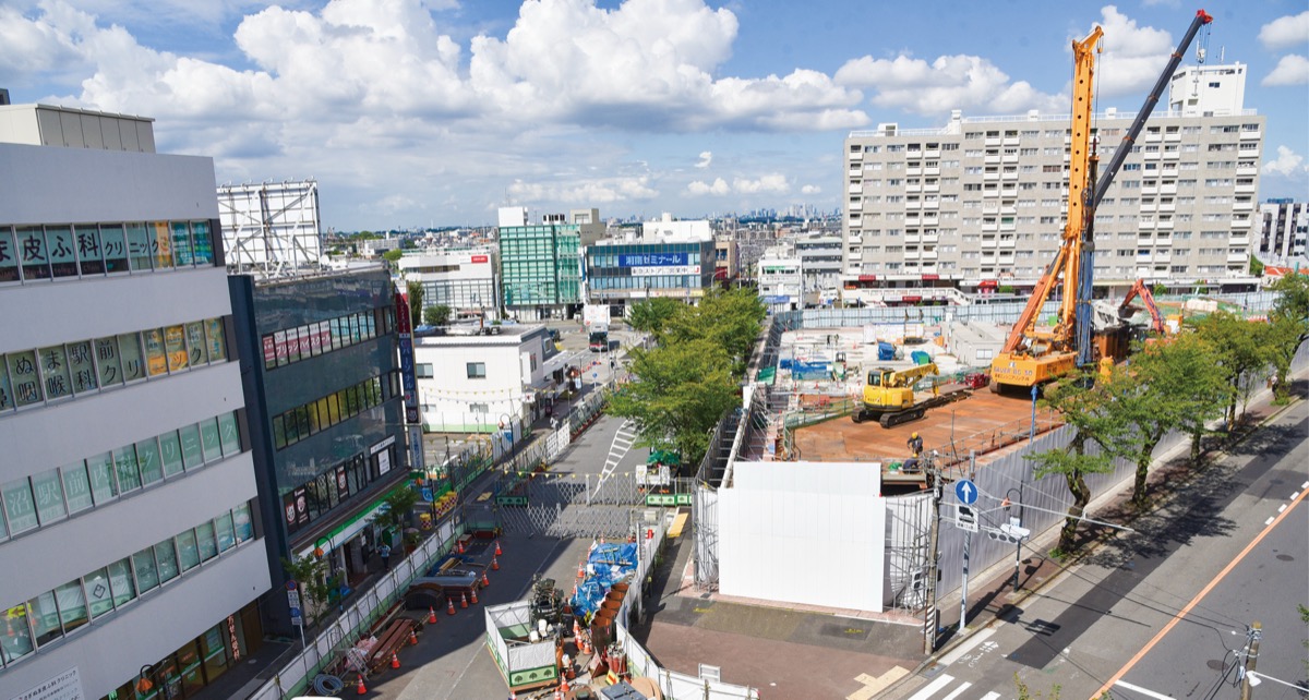 変わりゆく鷺沼の駅前