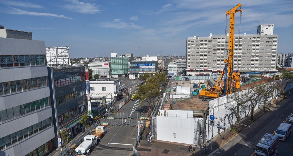 変わりゆく鷺沼の駅前