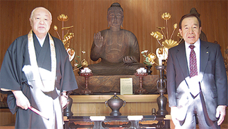 小泉一郎実行委員長（右）と加藤虔裕事務局長