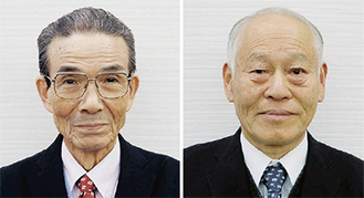 森会長（右）と田中会長