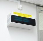 区役所に設置されたエアロシールド