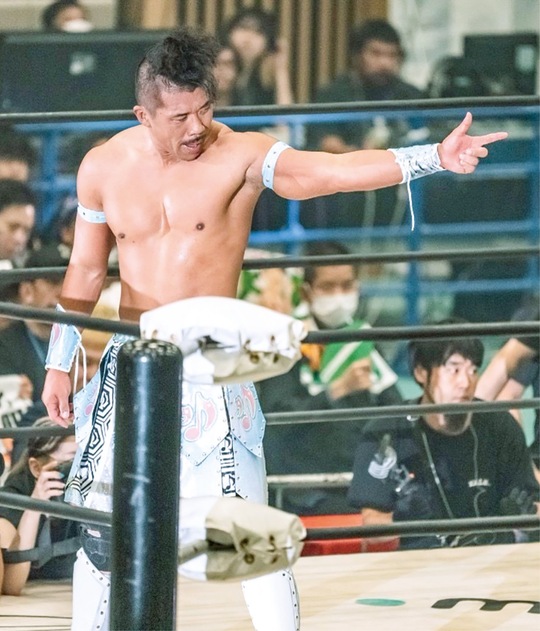 リングで観客を魅了した大原選手