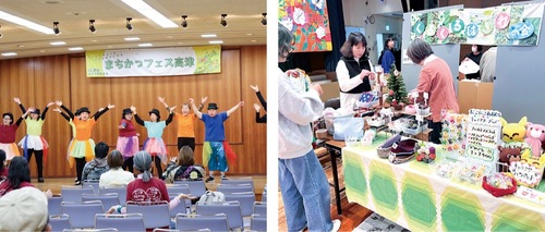 各種展示やステージパフォーマンスなど盛りだくさんの内容（写真は過去の様子）