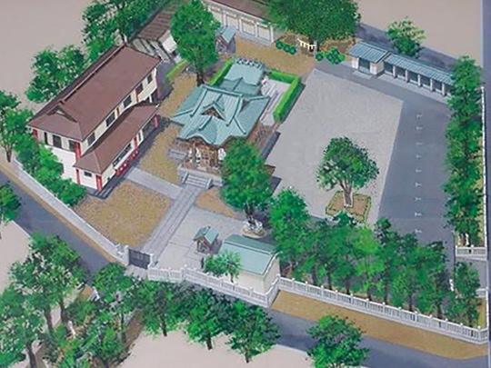 改修工事後の溝口神社イメージ