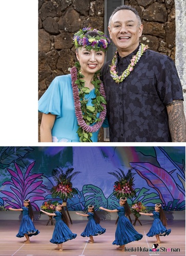 （上）カマカさんと野橋さん（下）教室の子どもたちの演技