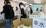 梨とぶどうの品評会