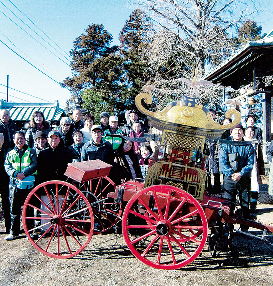 子母口橘樹神社 半世紀経て「神輿復活」 担ぎ手不足も仕様で解消