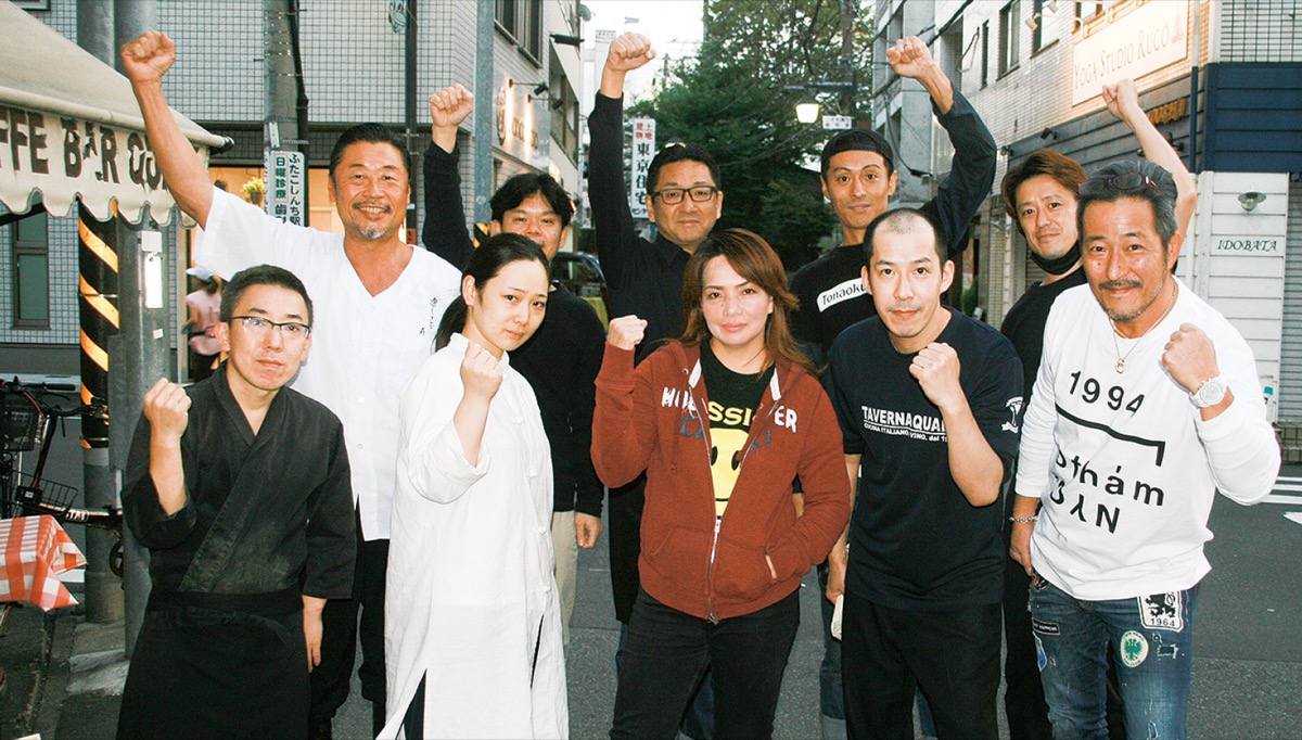 参加店舗のメンバーらもＰＲ