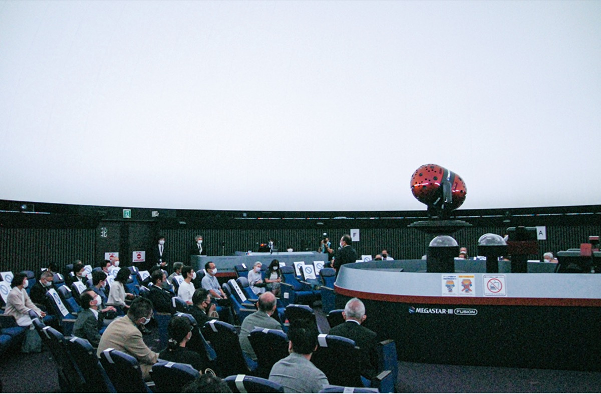 式典時のプラネタリウム