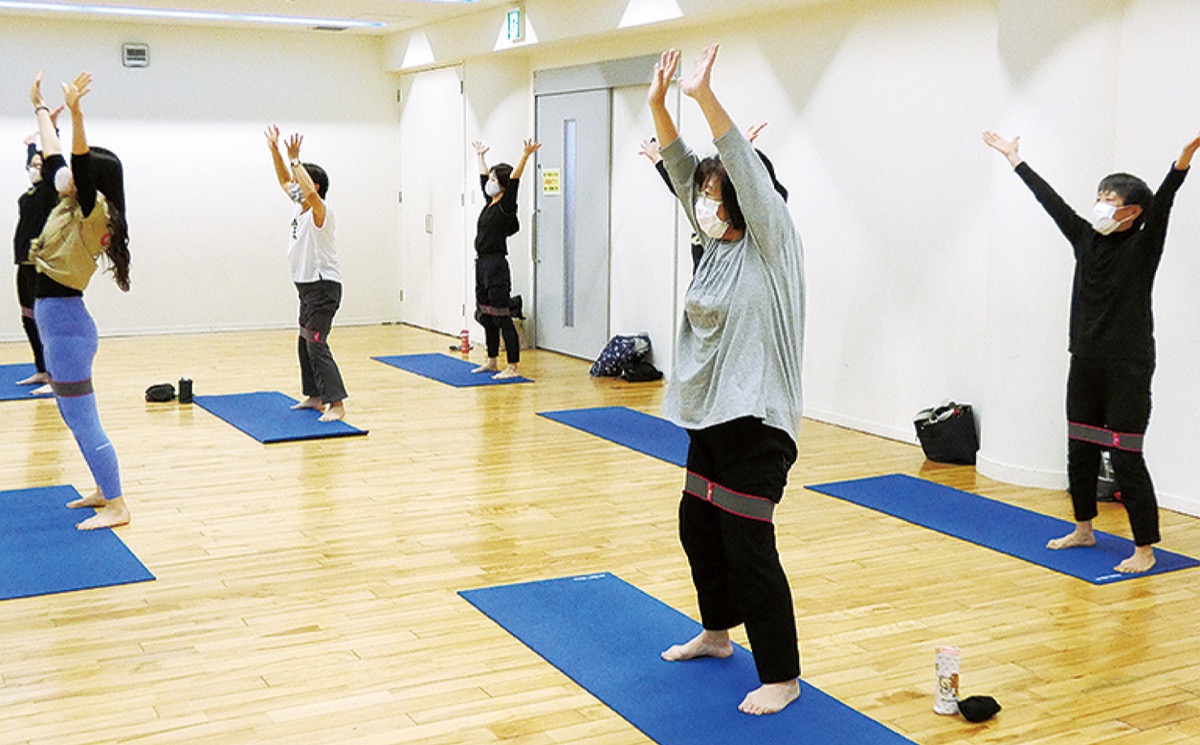 おしりの引き締めにつながるレッスン(C)川崎フロンターレ