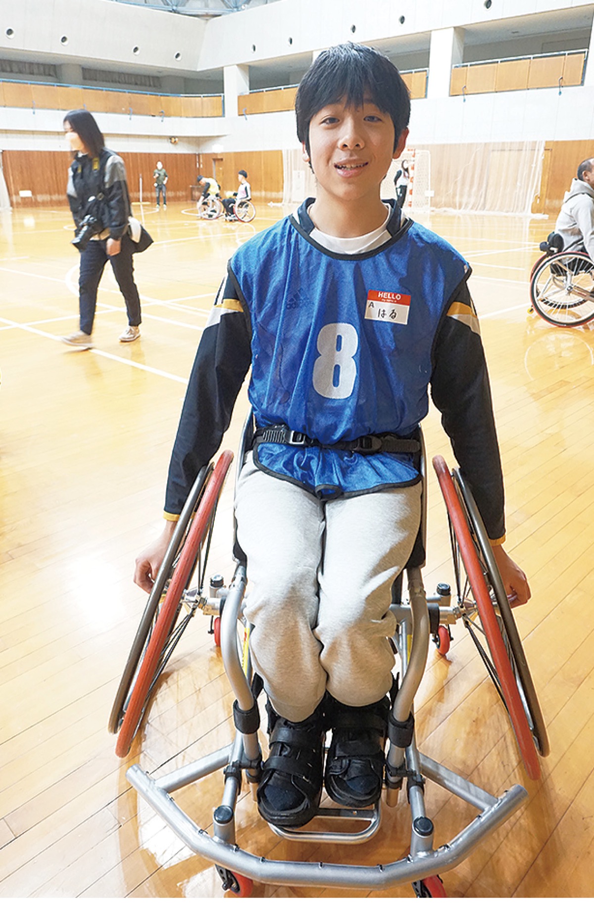 川崎市内の中学生も挑戦！「車いすハンドボール」