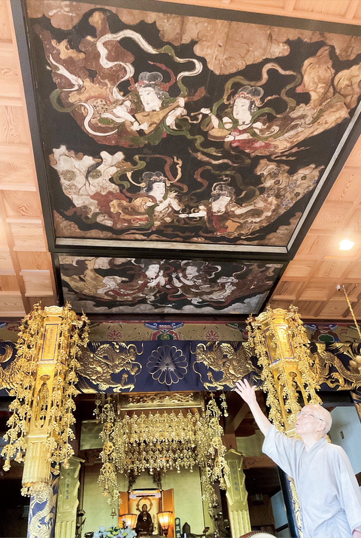 ｢六天女来迎図｣ 補修へ