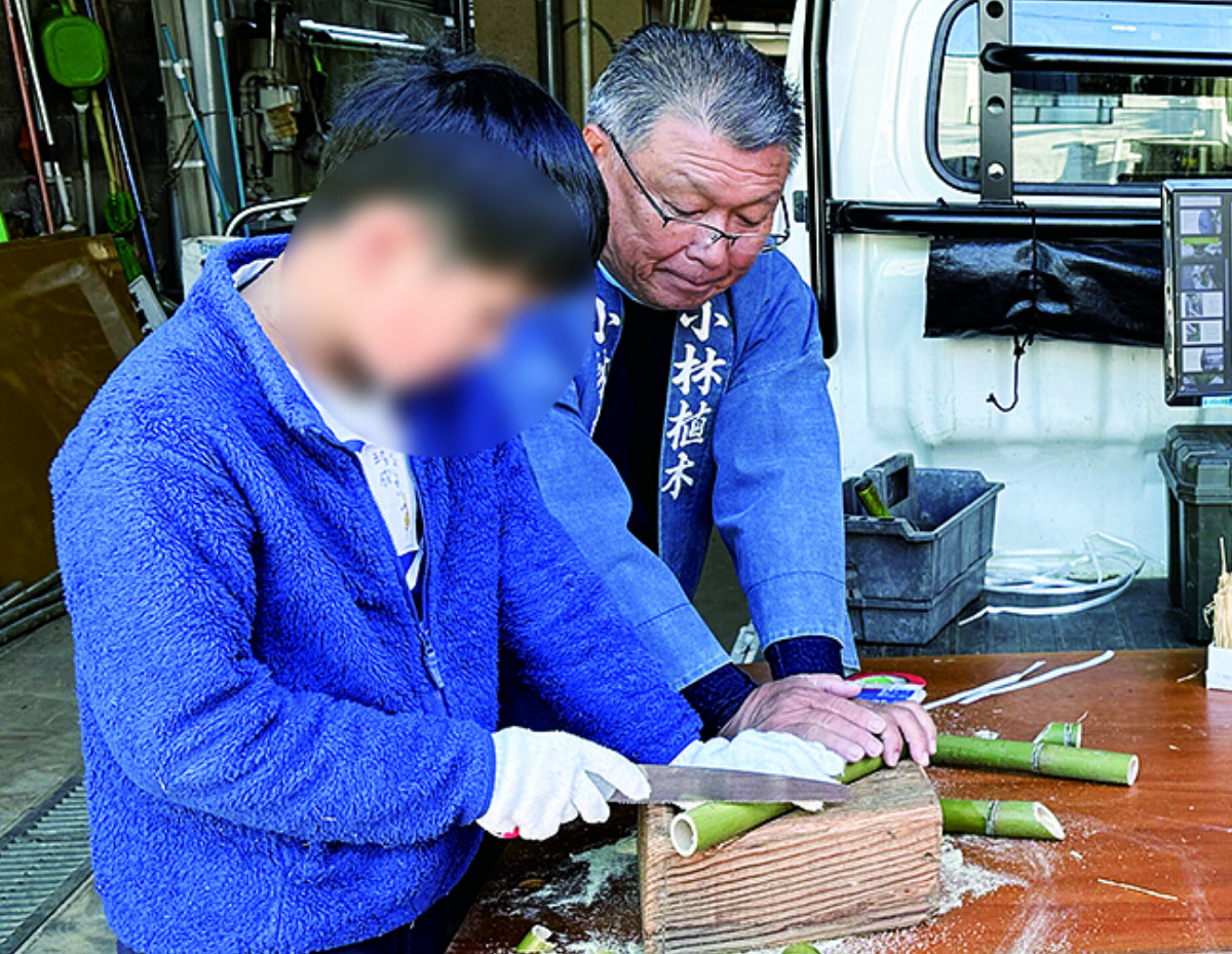 マイスター指導「門松作り」