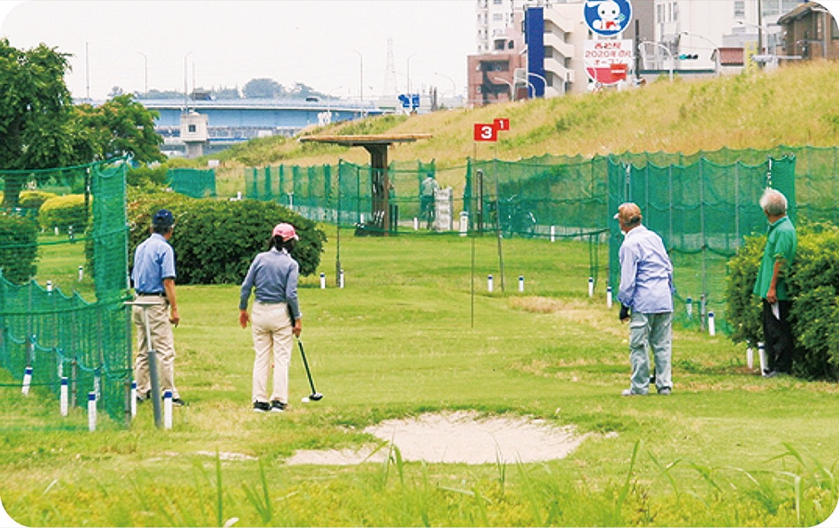 高津区「多摩川うなねパークゴルフコース」