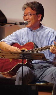 地元長尾会館で初ライブ