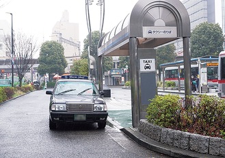 JR武蔵小杉駅のタクシー乗り場