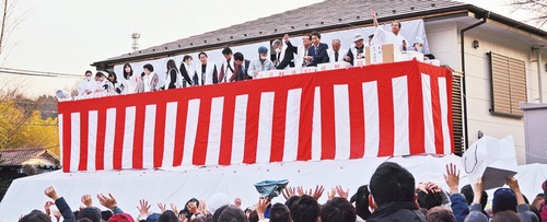 昨年の琴平神社の節分祭