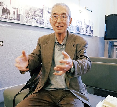 「基地返還を求めるビラを積んだトラックをよく見た」と渡辺さん