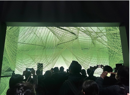 万博テストランの様子＝ちとせグループ提供