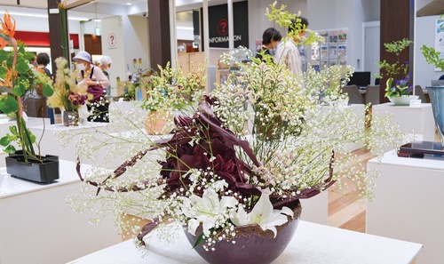 会場に展示された作品