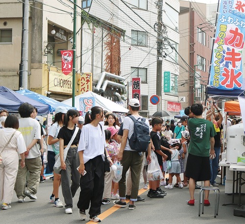 昨年も活況を帯びた夏まつり