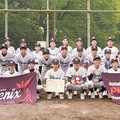 4月に行われ準優勝した全日本少年軟式野球大会川崎市予選での記念写真