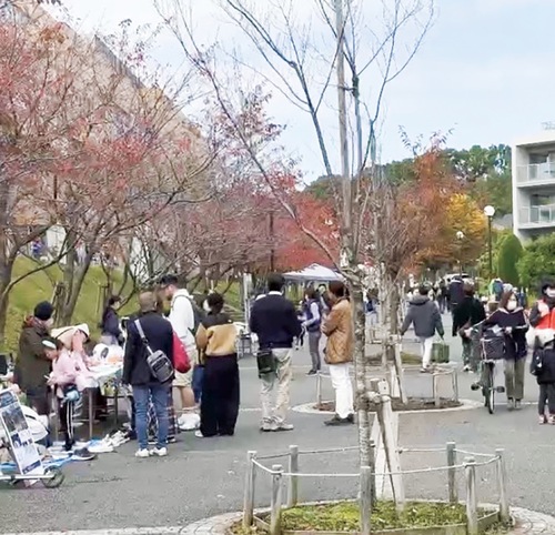 住民による縁日の出店