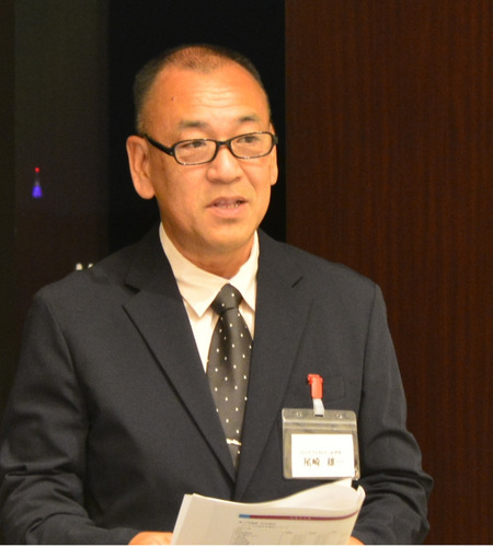 新会長に就任した尾崎氏