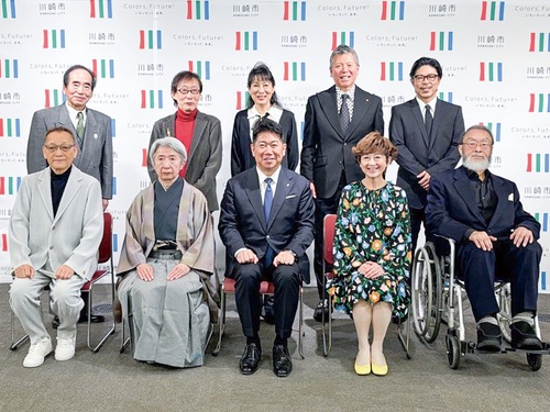 委嘱状交付式に出席した市民文化大使