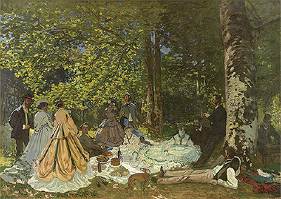 フランス風景画、来日