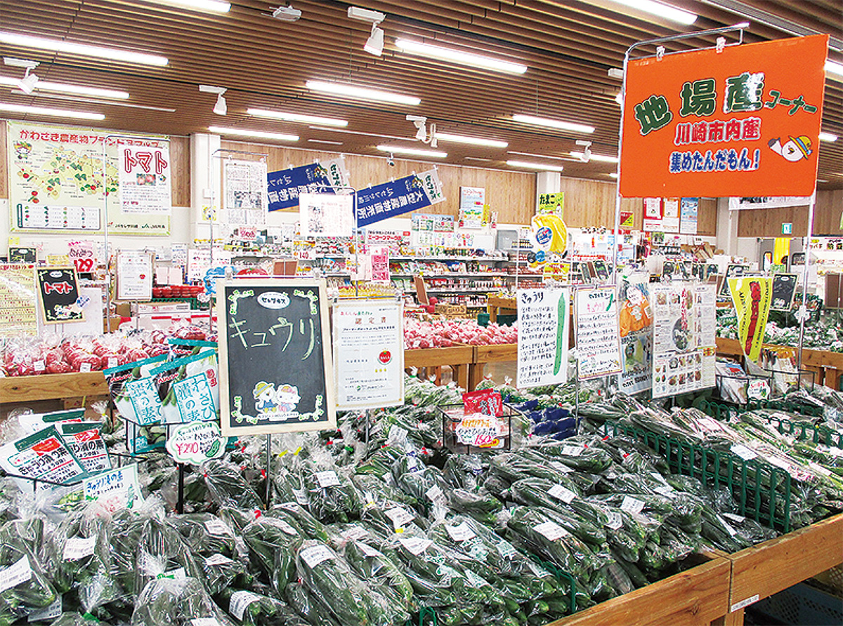 大型農産物直売所「セレサモス」朝どれ新鮮、夏野菜ずらり