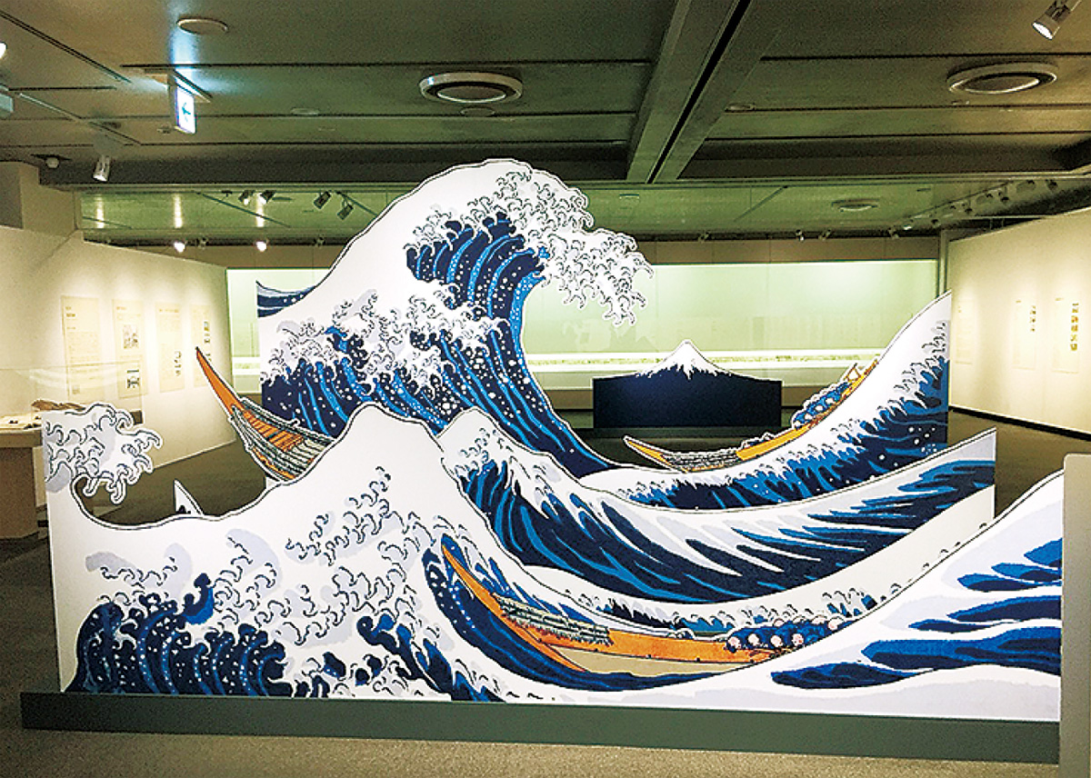 北斎展、そごう美術館で