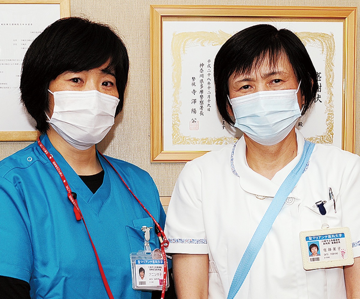 現状を語るアニンさん(左)と佐藤さん