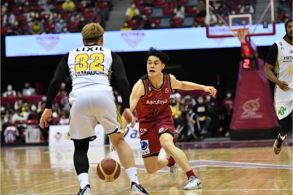 藤井祐眞選手（５月２日、とどろきアリーナ）＝川崎ブレイブサンダース提供