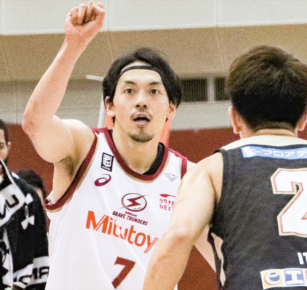 篠山選手（16日）＝川崎ブレイブサンダース提供