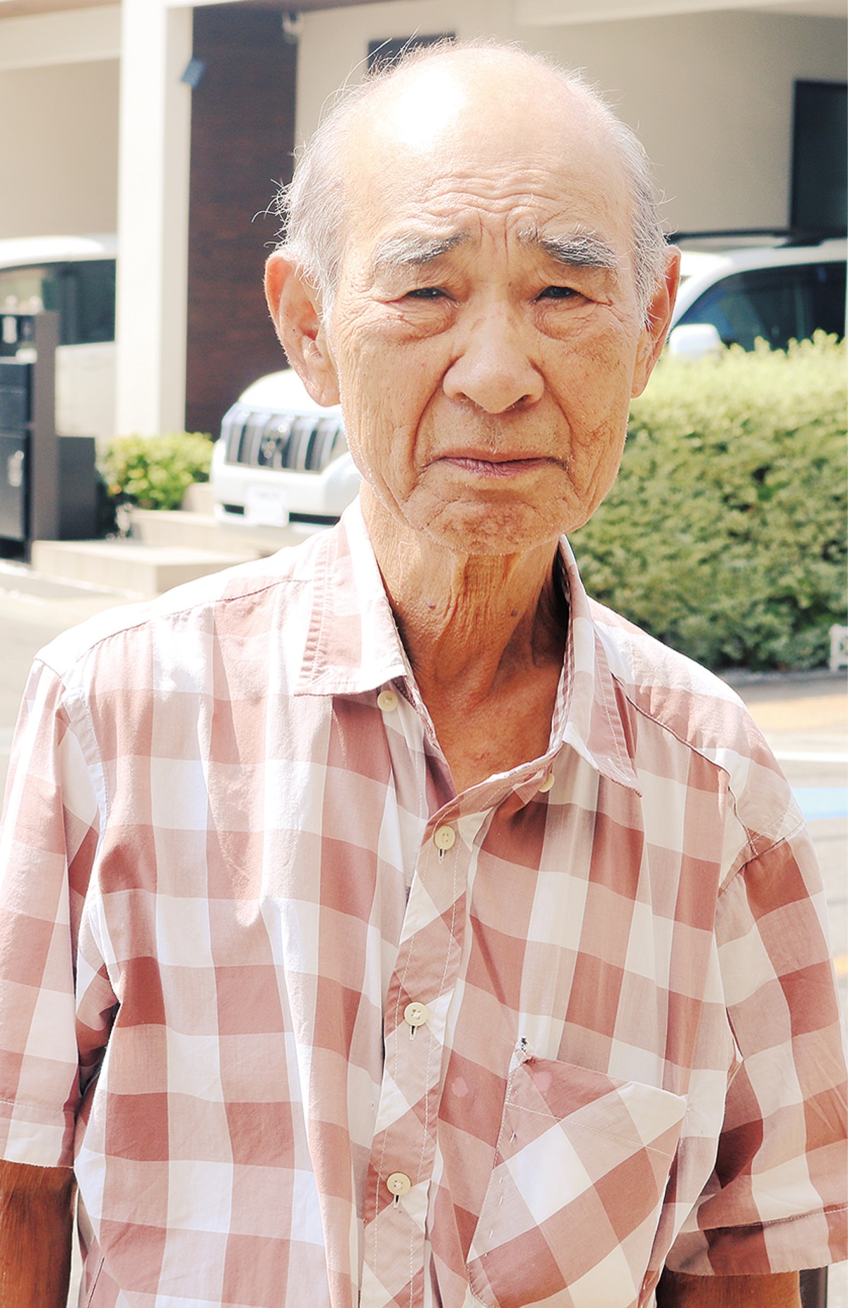 広島原爆の体験を語る藤長さん＝7月27日