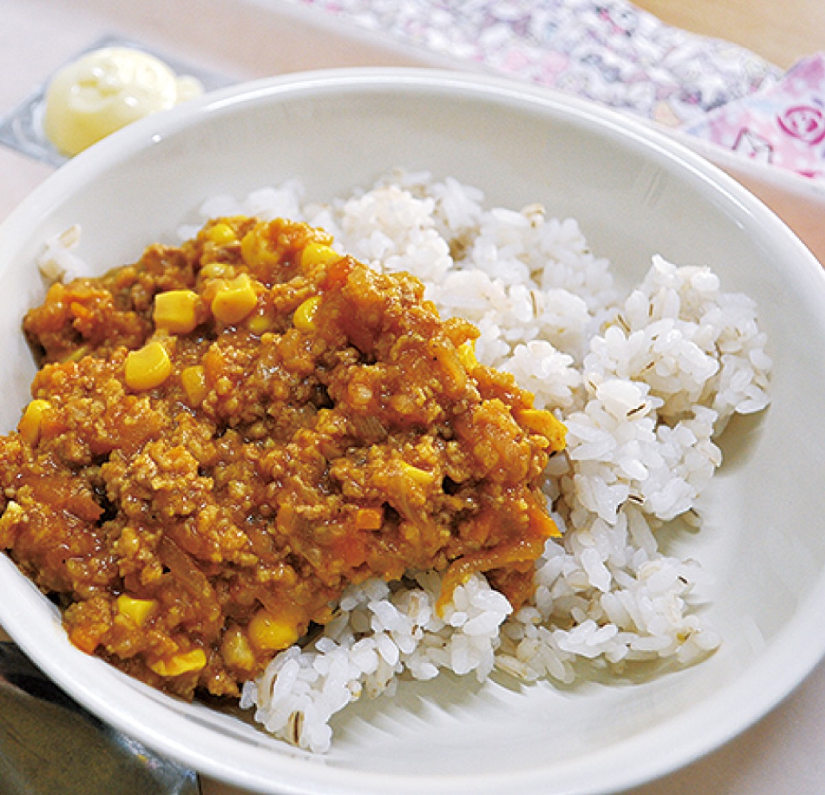 見た目は一般的なドライカレー
