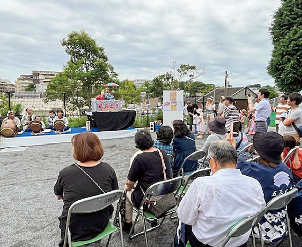 にぎわうステージ＝同所提供