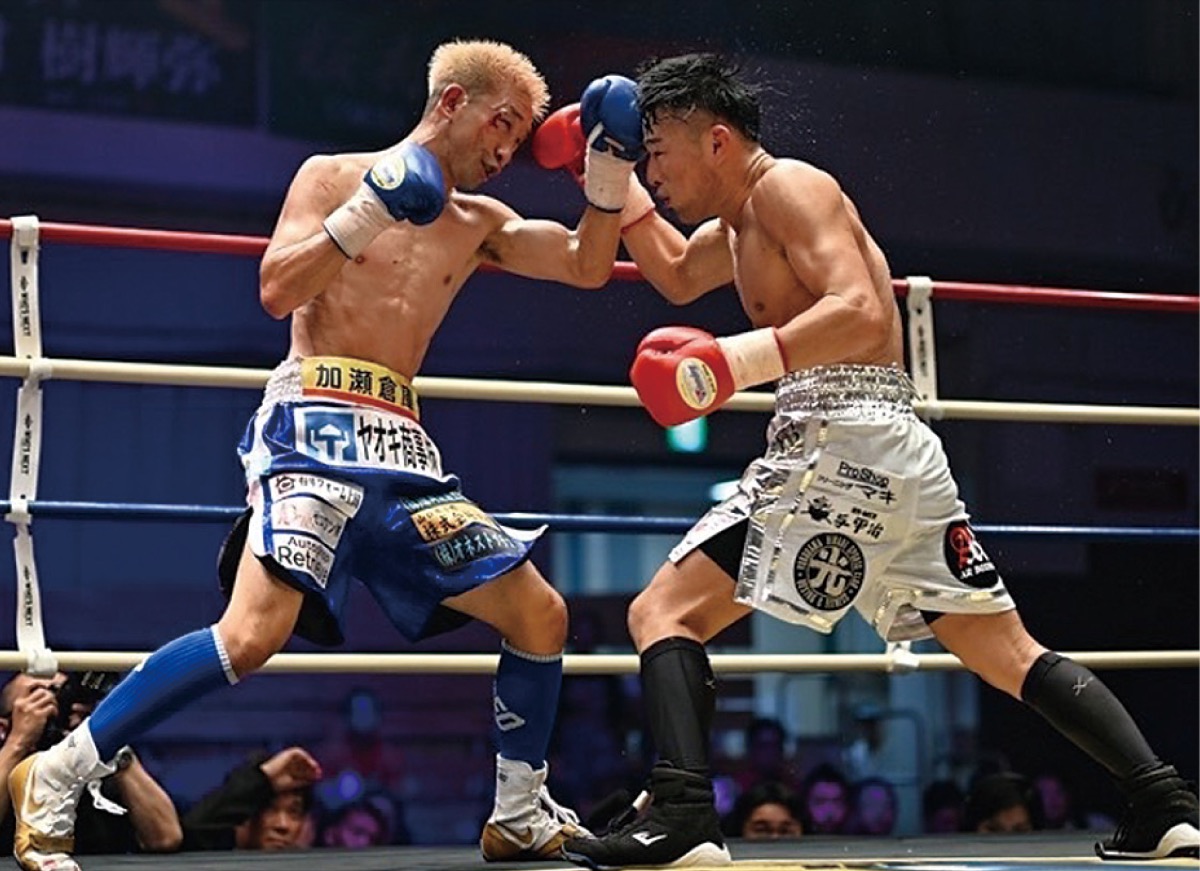 西岡選手が判定勝ち