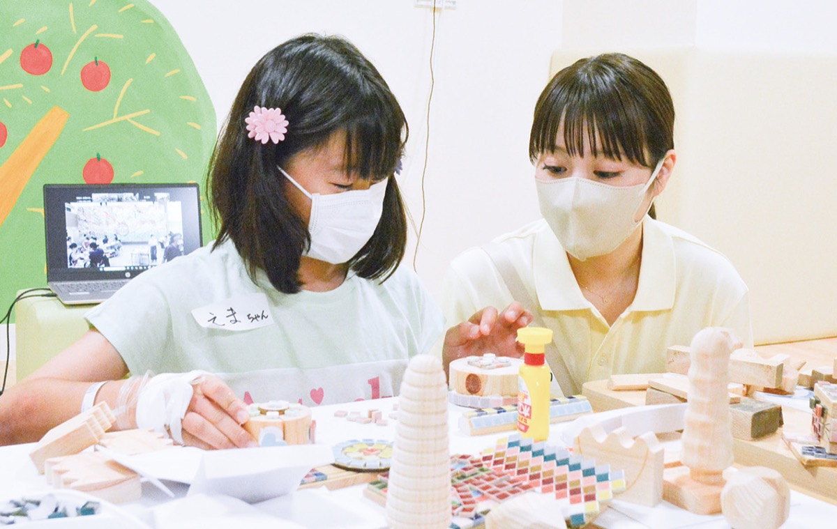 小児病棟から万博参加