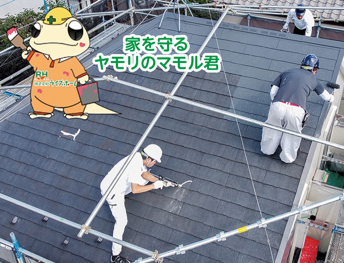 最新塗料で住まいを守る