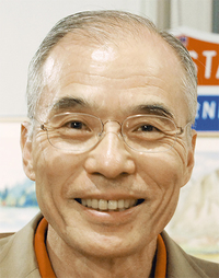 多摩川スピードウェイの会の会長を務める 片山 光夫さん 逗子市在住　71歳