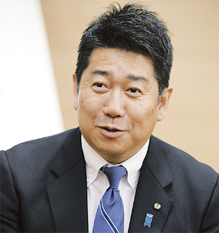 子育て支援や、行財政改革について語る福田市長